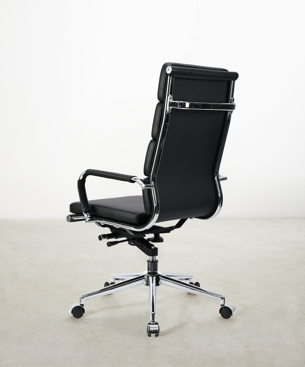 Chaise de bureau en similicuir High Back Adalia