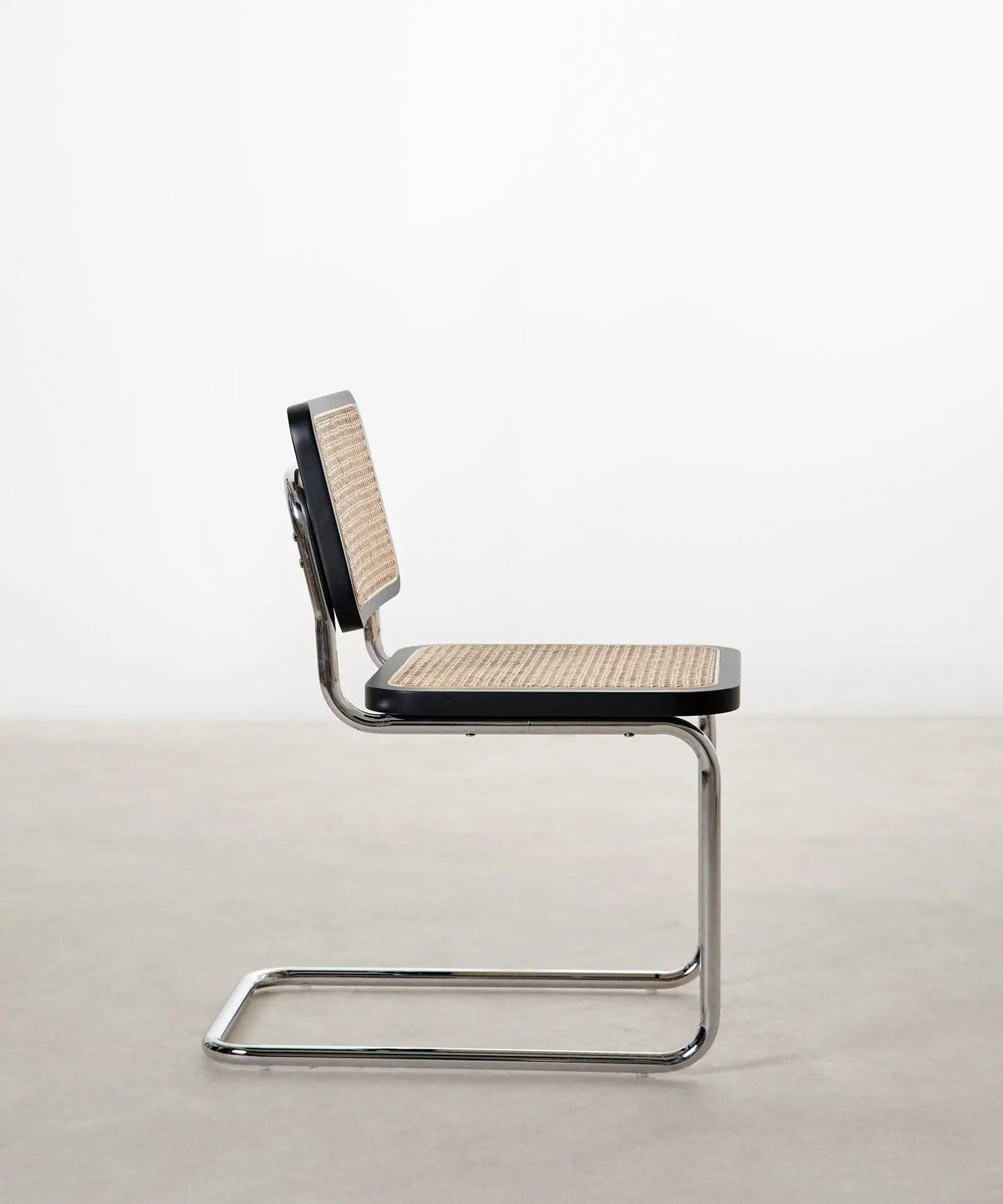 Chaise de salle à manger en bois, rotin et métal Candy New Edition