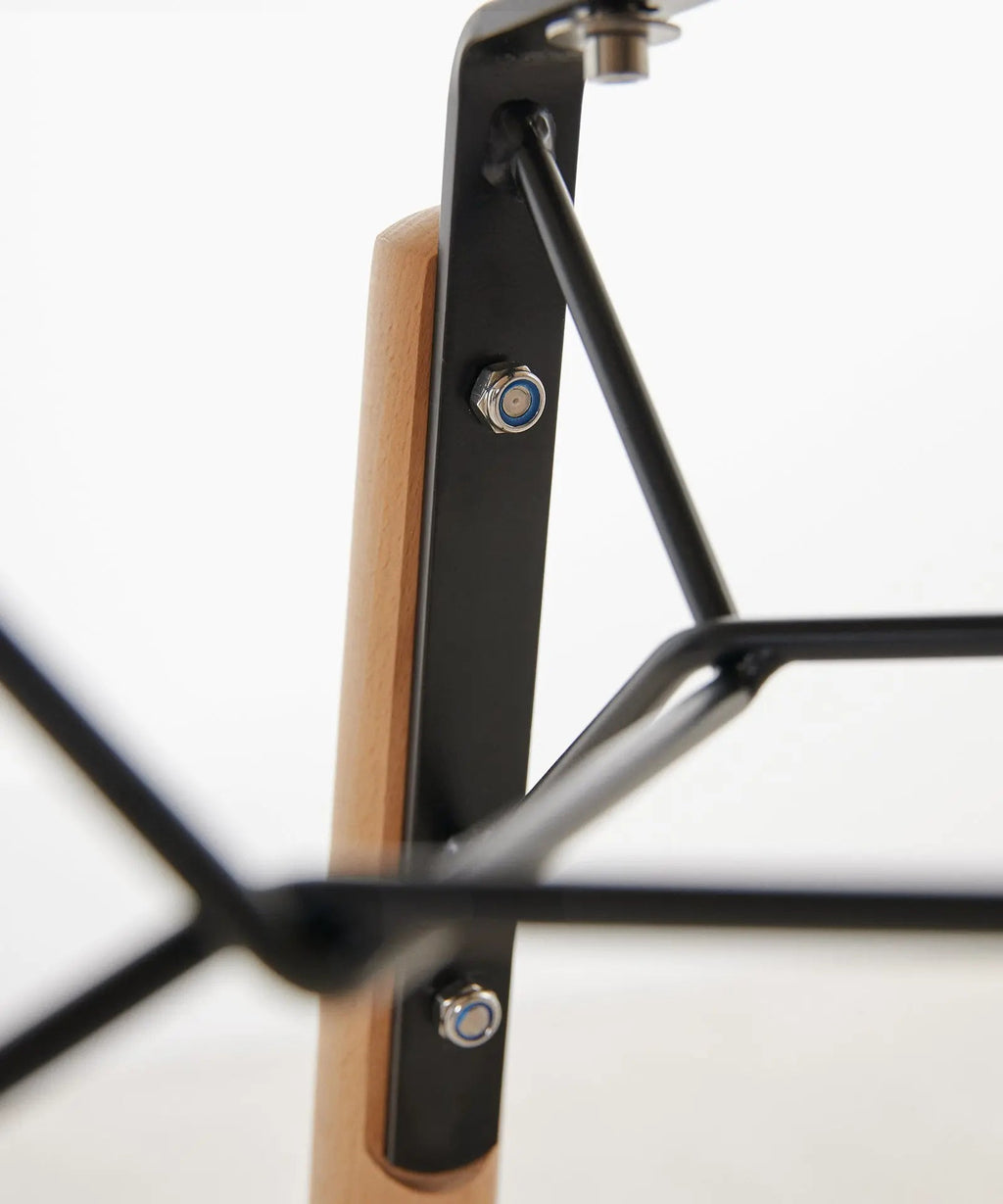 Tabouret en polypropylène et bois Elon