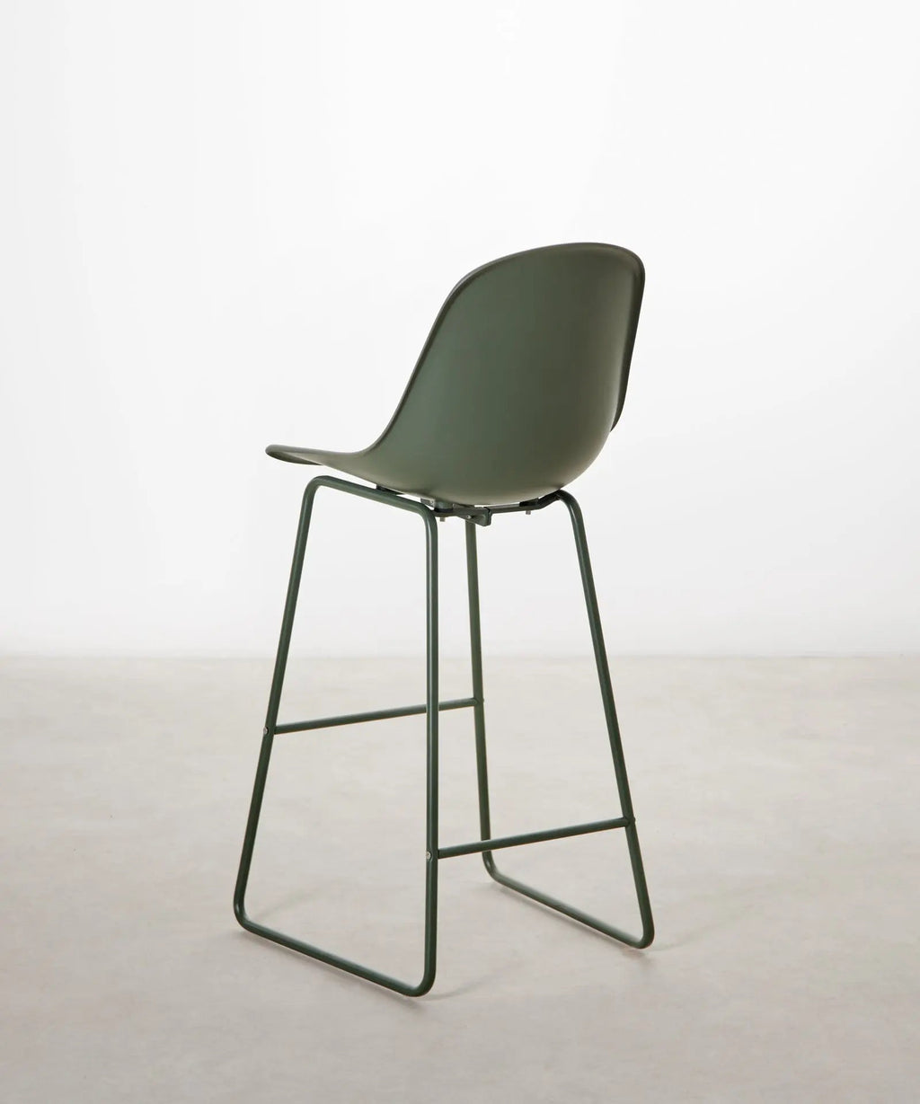 Tabouret en polypropylène et métal Veko